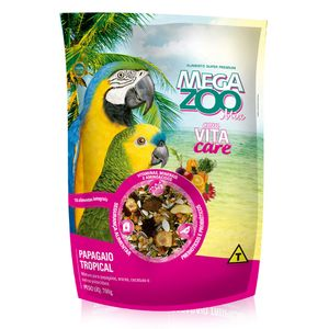Ração para Papagaio Tropical Megazoo - 700g Ração para Papagaio Tropical Megazoo - 700g