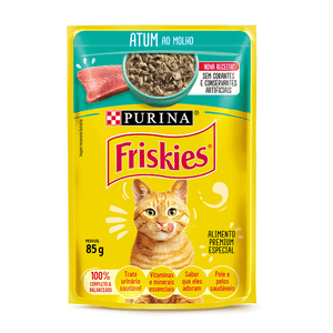 Ração Úmida Friskies Gatos Adultos Atum ao Molho - 85 g Ração Úmida Friskies Gatos Adultos Atum ao Molho - 85 g