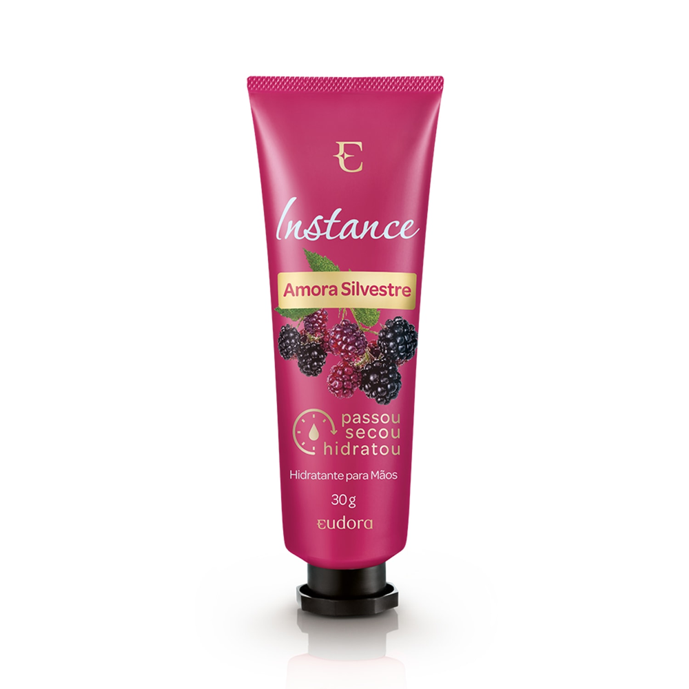 Creme Hidratante Mãos Instance Amora Silvestre 30g Creme Hidratante Mãos Instance Amora Silvestre 30g