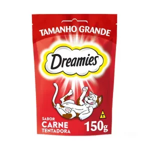 Petisco Dreamies para Gatos Adultos Carne Tentadora Petisco Dreamies para Gatos Adultos Carne Tentadora