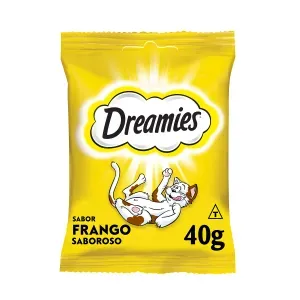 Petisco Dreamies Frango para Gatos Adultos - 40 g Petisco Dreamies Frango para Gatos Adultos - 40 g