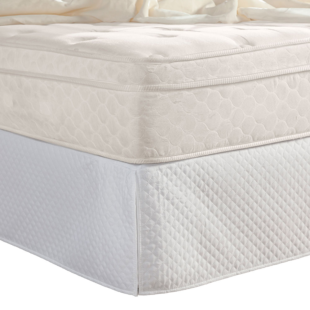 Saia Para Cama Box Queen Pratic Matelada 1 Peça - Branco Saia Para Cama Box Queen Pratic Matelada 1 Peça - Branco