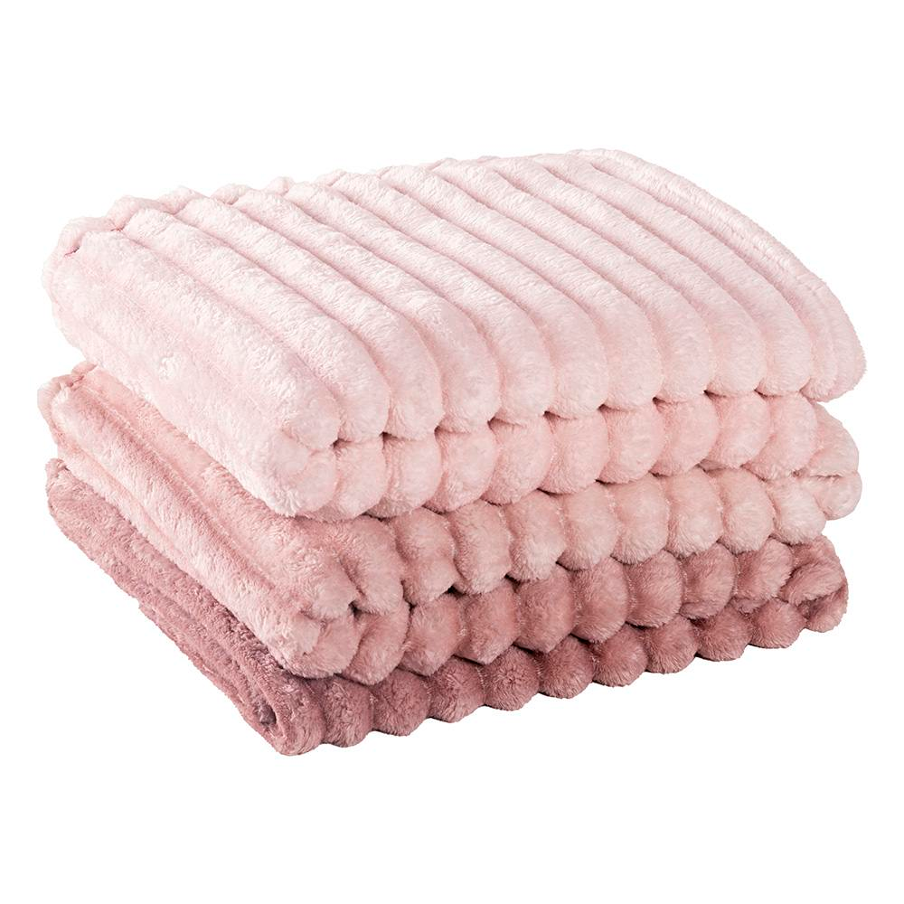 Cobertor Queen Fluffy Manta Flannel Ultrasoft - Pancake Rosa Cobertor Queen Fluffy Manta Flannel Ultrasoft - Pancake Rosa