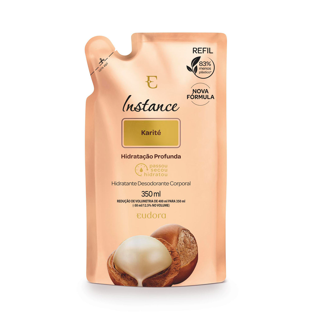 Refil Hidratante Desodorante Corporal Instance Karité 350ml Refil Hidratante Desodorante Corporal Instance Karité 350ml