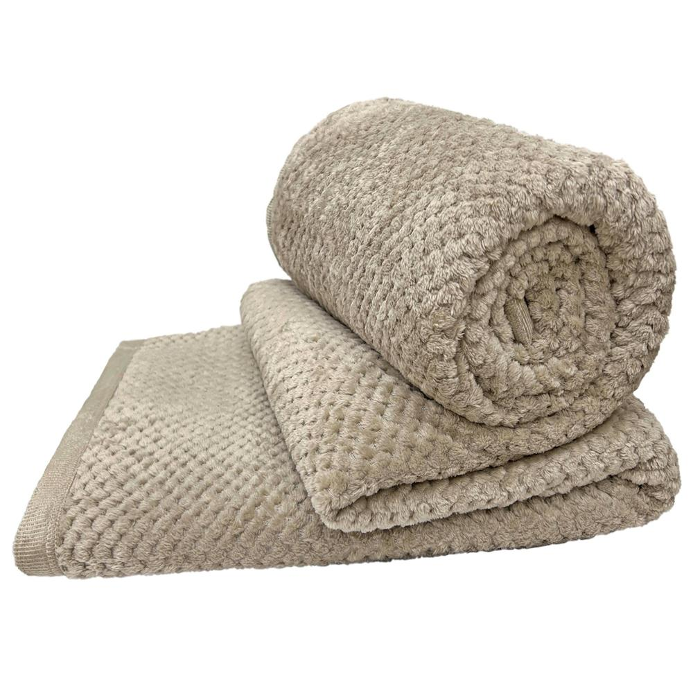Cobertor Queen Popcorn Manta Flannel Extra Macia - Fendi Cobertor Queen Popcorn Manta Flannel Extra Macia - Fendi