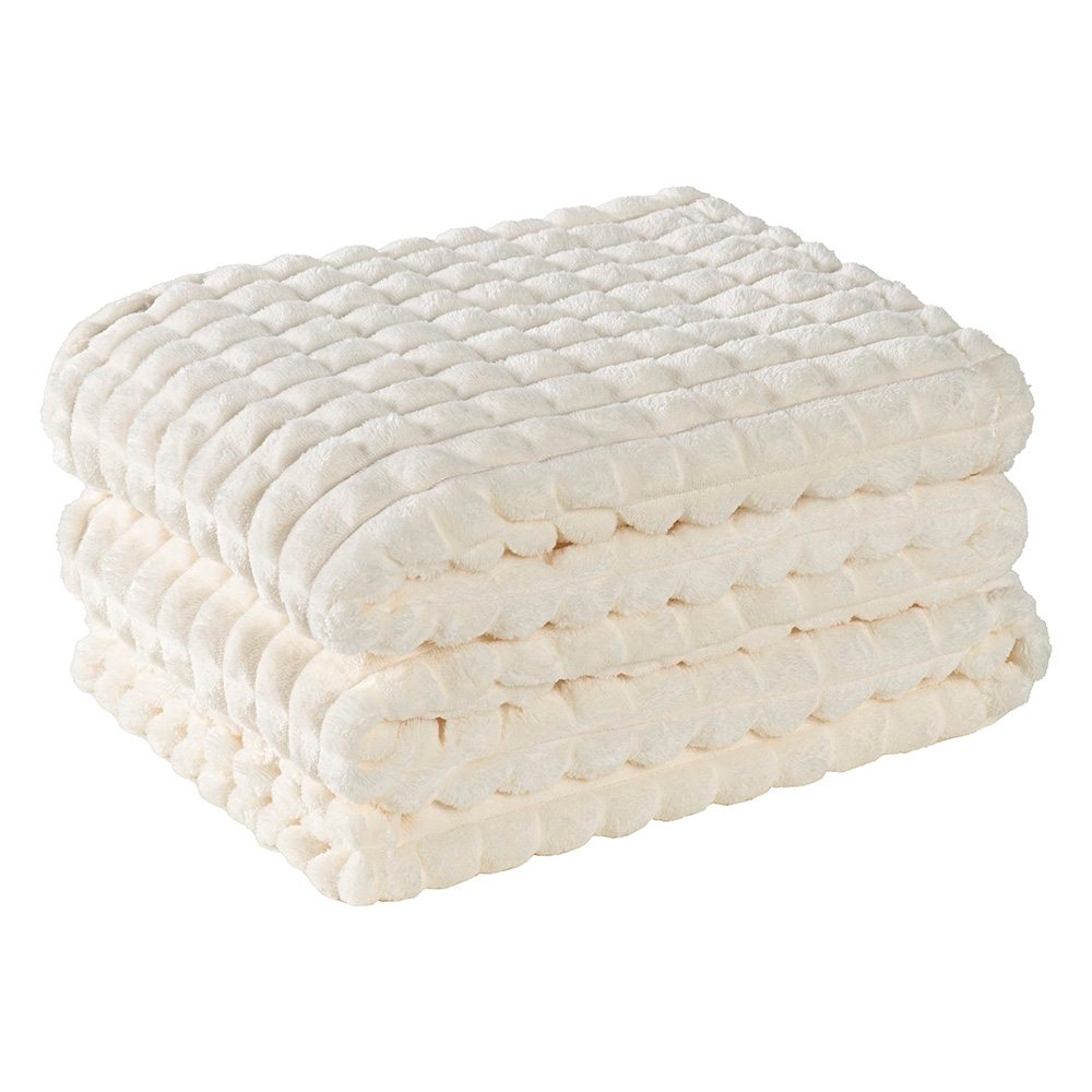 Cobertor Queen Willow Manta Flannel Ultrasoft - Marfim Cobertor Queen Willow Manta Flannel Ultrasoft - Marfim