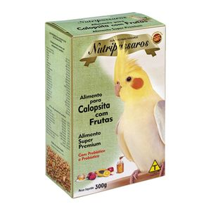 Ração para Calopsita com Frutas Nutripássaros - 300 g Ração para Calopsita com Frutas Nutripássaros - 300 g