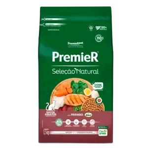 Ração Premier Seleção Natural Gatos Adultos Frango - 1,5 kg Ração Premier Seleção Natural Gatos Adultos Frango - 1,5 kg