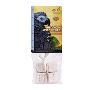 Bloco de Osso de Siba para Pássaros Animalíssimo Bloco de Osso de Siba para Pássaros Animalíssimo