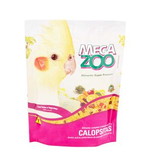 Ração para Calopsitas Frutas e Legumes Megazoo - 350g Ração para Calopsitas Frutas e Legumes Megazoo - 350g