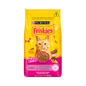 Ração Friskies Gatos Adultos Mix de Carnes Ração Friskies Gatos Adultos Mix de Carnes