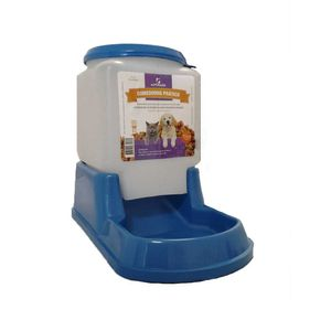 Comedouro Prático Automático Cães e Gatos Azul - Único Comedouro Prático Automático Cães e Gatos Azul - Único