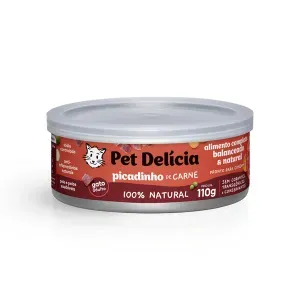Ração Úmida Pet Delícia Gatos Picadinho de Carne Ração Úmida Pet Delícia Gatos Picadinho de Carne