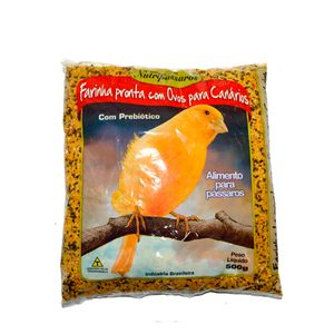 Farinhada Pronta com Ovos Canário Nutripássaros - 500 g Farinhada Pronta com Ovos Canário Nutripássaros - 500 g