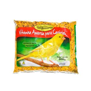 Vitamina Amarela para Canários Nutripássaros - 500 g Vitamina Amarela para Canários Nutripássaros - 500 g