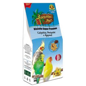 Biscoito para Calopsitas e Periquitos Biscottini Pet - 80 g Biscoito para Calopsitas e Periquitos Biscottini Pet - 80 g