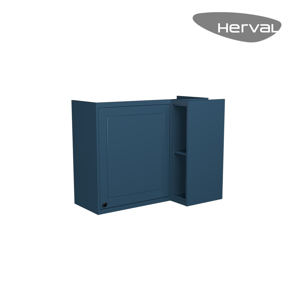Armário Aéreo MDF Herval Viana, 1 Porta, Azul Orion, 92,5 cm Armário Aéreo MDF Herval Viana, 1 Porta, Azul Orion, 92,5 cm