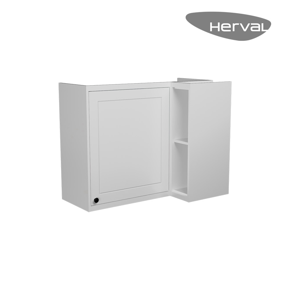 Armário Aéreo MDF Herval Viana, 1 Porta, Branco Ártico, 92,5 Cm Armário Aéreo MDF Herval Viana, 1 Porta, Branco Ártico, 92,5 Cm