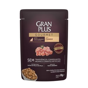 Ração Úmida GranPlus Gourmet Gatos Trato Urinário Frango - 85 g Ração Úmida GranPlus Gourmet Gatos Trato Urinário Frango - 85 g