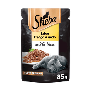 Ração Úmida Sheba Gatos Adultos Sachê Frango Assado - 85 g Ração Úmida Sheba Gatos Adultos Sachê Frango Assado - 85 g