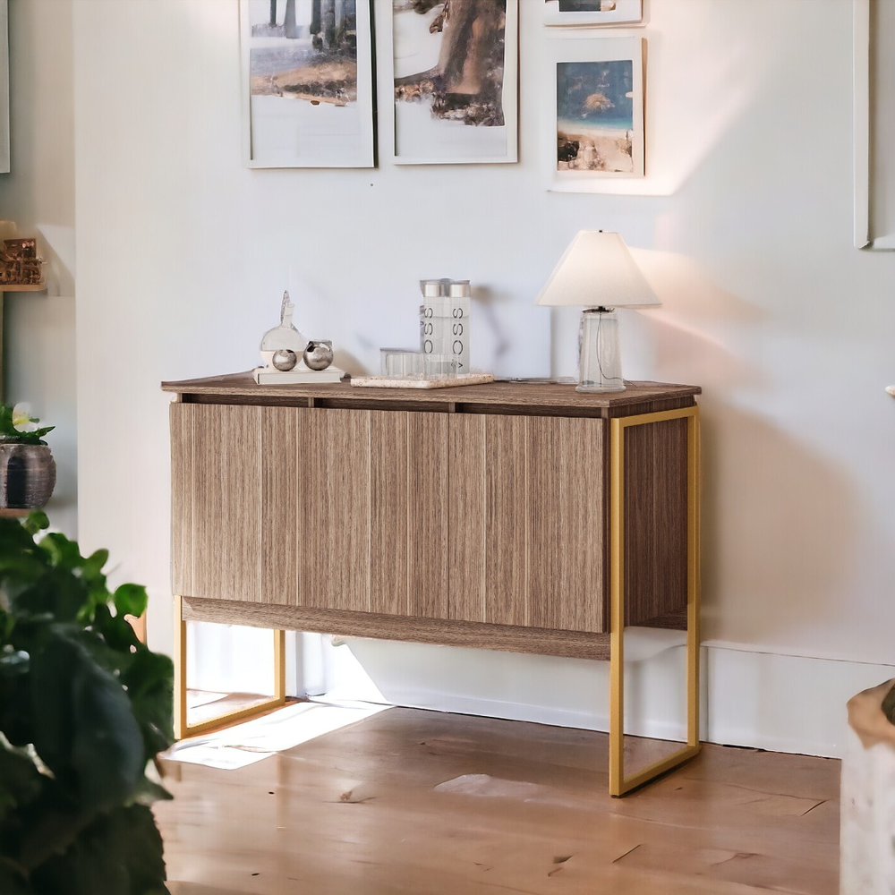 Balcão Buffet Bolzano Affara Dourado Balcão Buffet Bolzano Affara Dourado