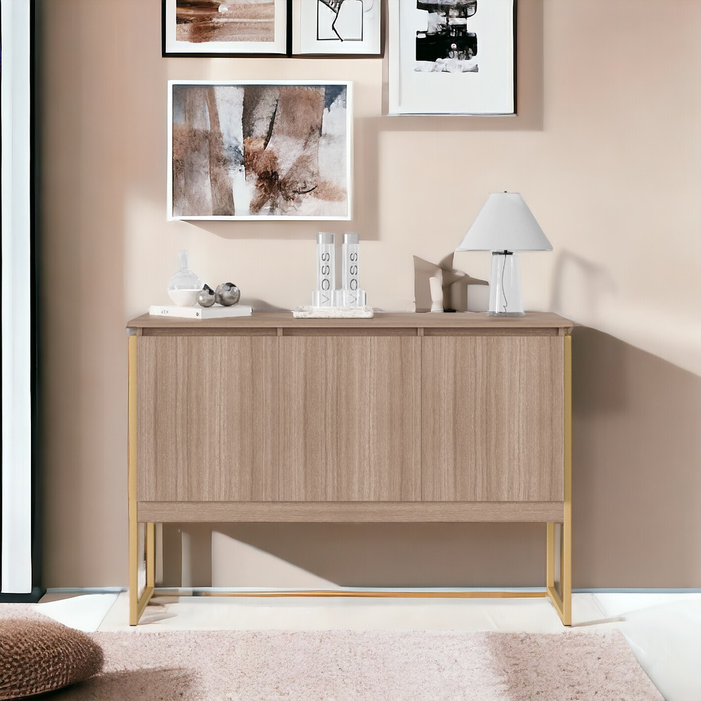 Buffet Classico com 3 Portas Veneza Montana Dourado Buffet Classico com 3 Portas Veneza Montana Dourado