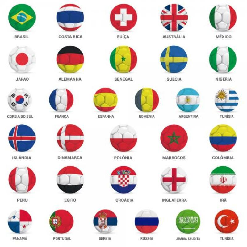 Papel de Parede Kids Futebol Seleções Copa Papel de Parede Kids Futebol Seleções Copa