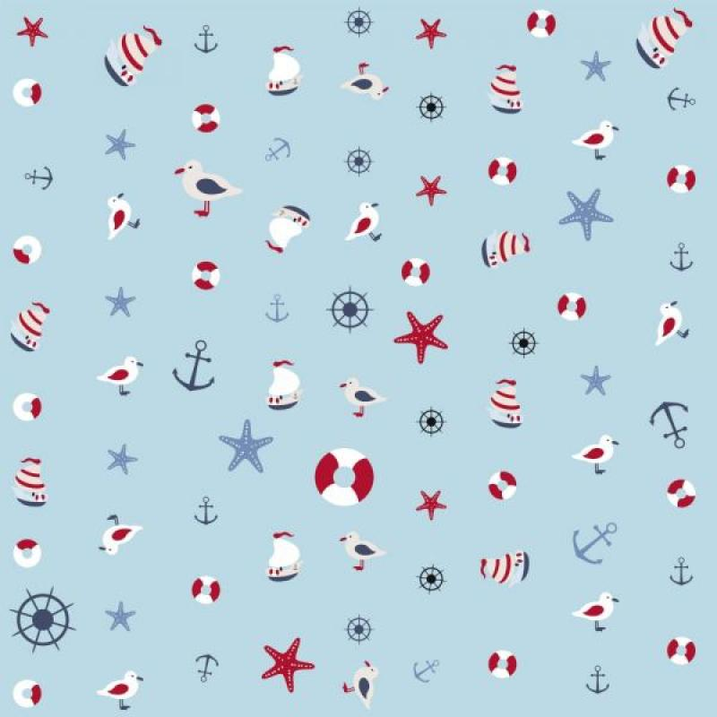 Papel de Parede Kids Marinheiro Papel de Parede Kids Marinheiro