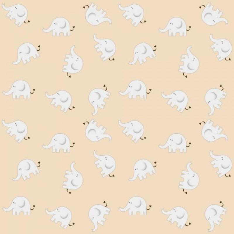 Papel de Parede Kids Elefante Baby Papel de Parede Kids Elefante Baby