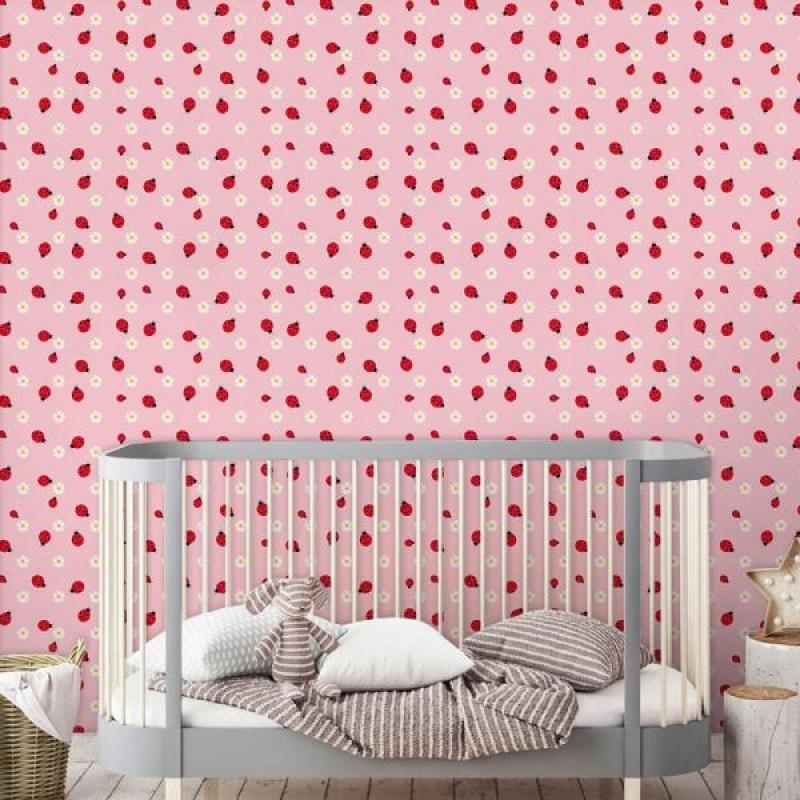 Papel de Parede Kids Joaninha Papel de Parede Kids Joaninha