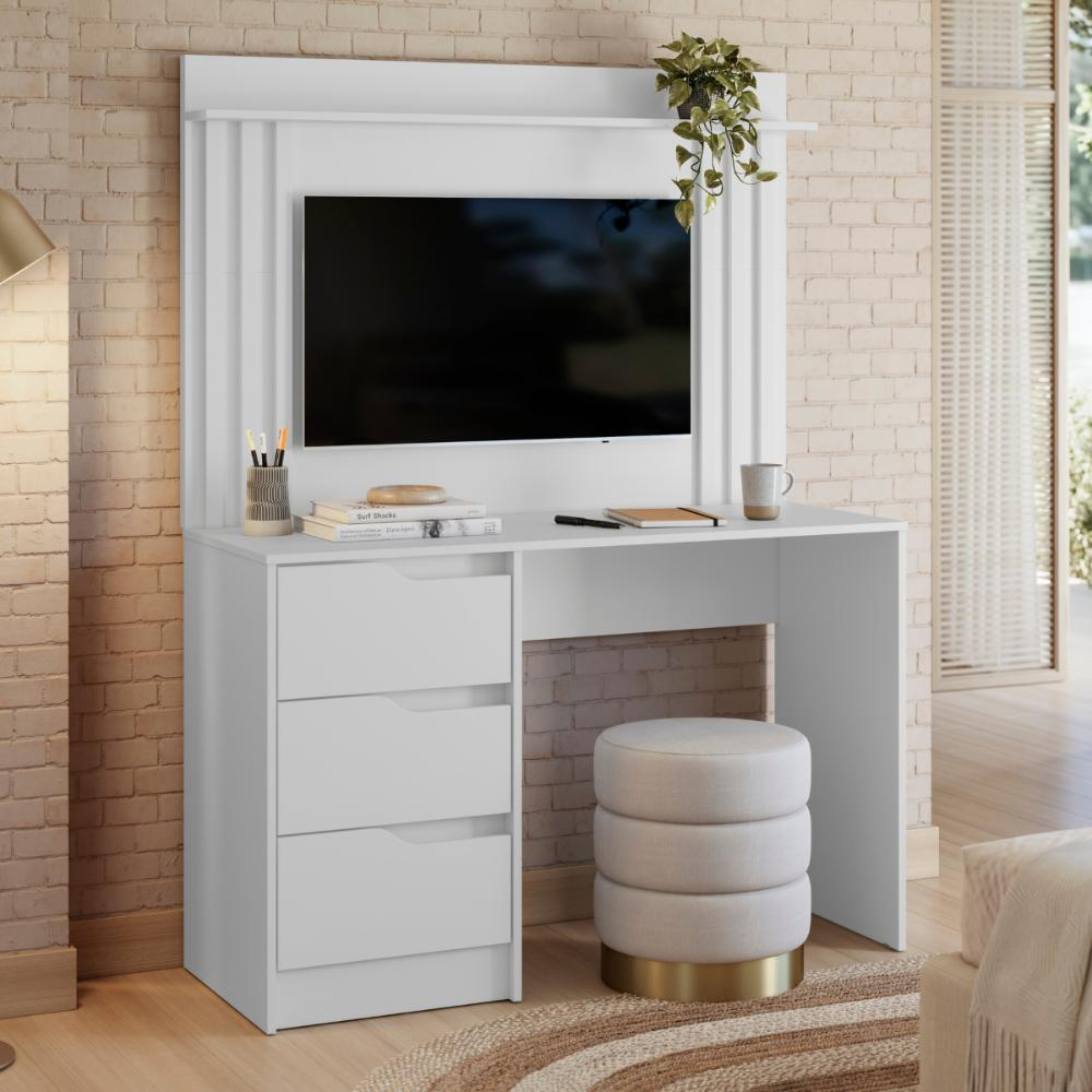 Escrivaninha Painel California Branco Escrivaninha Painel California Branco