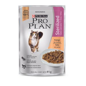 Ração Úmida Pro Plan Gatos Sterilized Frango ao Molho - 85 g Ração Úmida Pro Plan Gatos Sterilized Frango ao Molho - 85 g