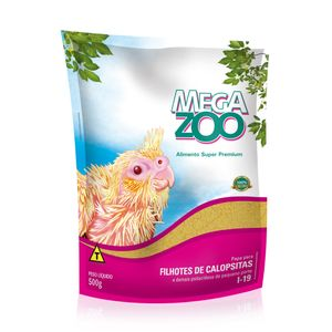 Papa para Filhote de Calopsitas Megazoo - 500 g Papa para Filhote de Calopsitas Megazoo - 500 g