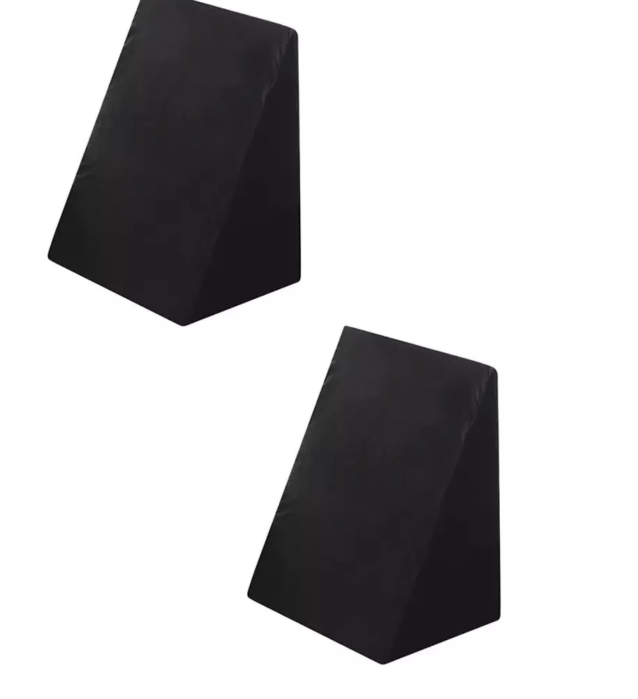 Kit 2 Travesseiros Encosto Triangular Preto Ortopédico Pós Cirúrgico Com Capa Ideal para Leitura, Amamentação, Descanso Tr Kit 2 Travesseiros Encosto Triangular Preto Ortopédico Pós Cirúrgico Com Capa Ideal para Leitura, Amamentação, Descanso Tr