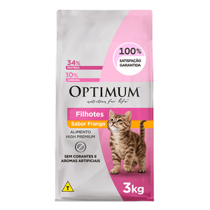 Ração Optimum para Gatos Filhotes Frango Ração Optimum para Gatos Filhotes Frango