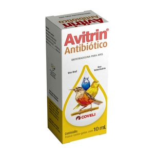 Avitrin Antibiótico para Pássaros - 10 ml Avitrin Antibiótico para Pássaros - 10 ml
