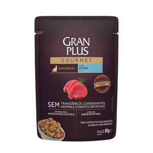 Ração Úmida GranPlus Gourmet Gatos Adultos Atum - 85 g Ração Úmida GranPlus Gourmet Gatos Adultos Atum - 85 g
