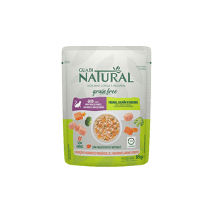 Ração Úmida Guabi Natural Grain Free Gatos Castrado Salmão e Frango - 85 g Ração Úmida Guabi Natural Grain Free Gatos Castrado Salmão e Frango - 85 g