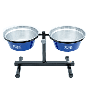 Comedouro Duplo Premium NF Pet Azul Comedouro Duplo Premium NF Pet Azul