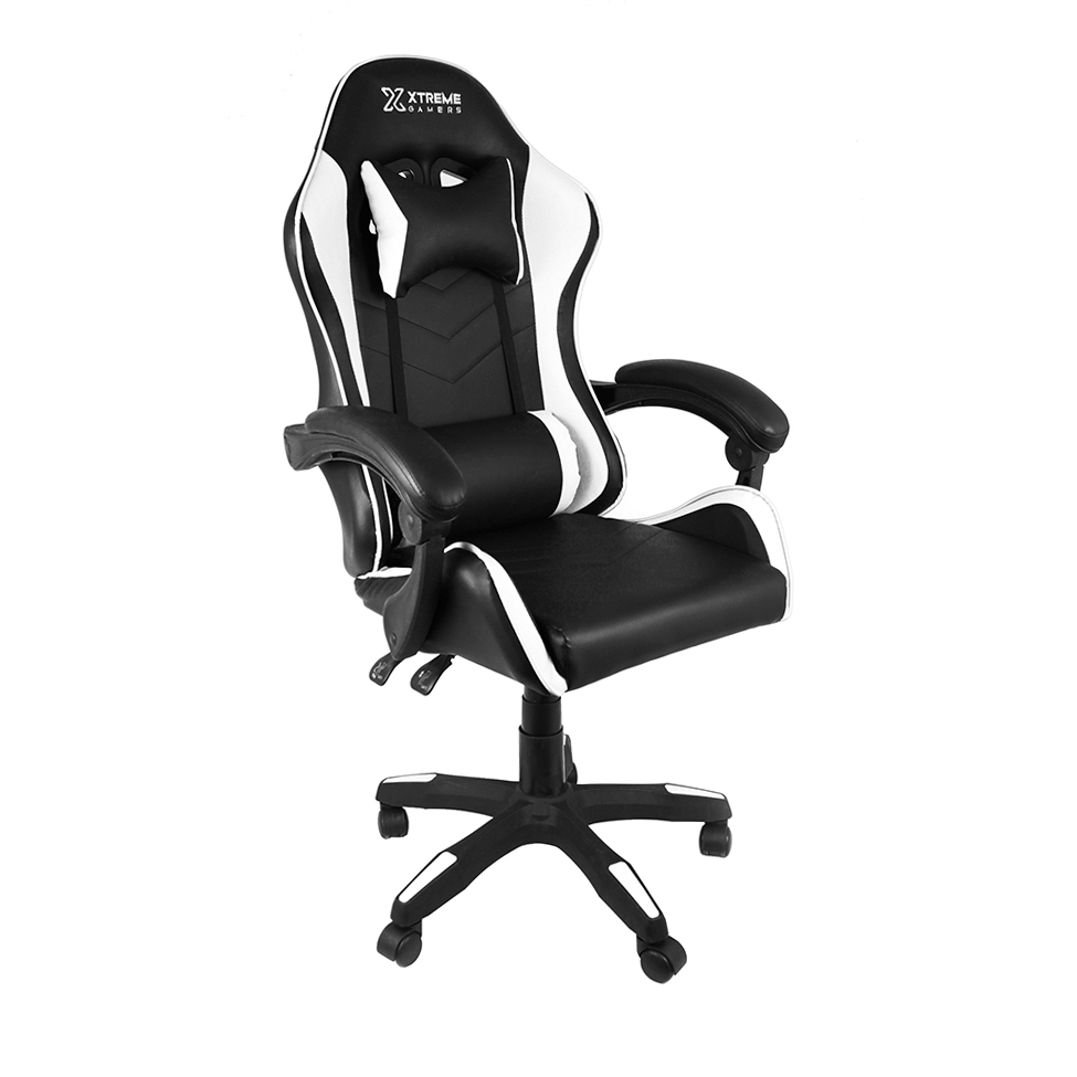 Cadeira Gamer Xtreme Cinesis NY Preta e Branca Cadeira Gamer Xtreme Cinesis NY Preta e Branca