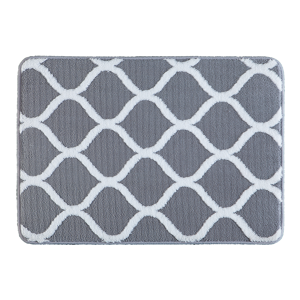 Tapete de Banheiro Resort Weekend Chumbo 70cm x 50cm Home Design Corttex Tapete de Banheiro Resort Weekend Chumbo 70cm x 50cm Home Design Corttex