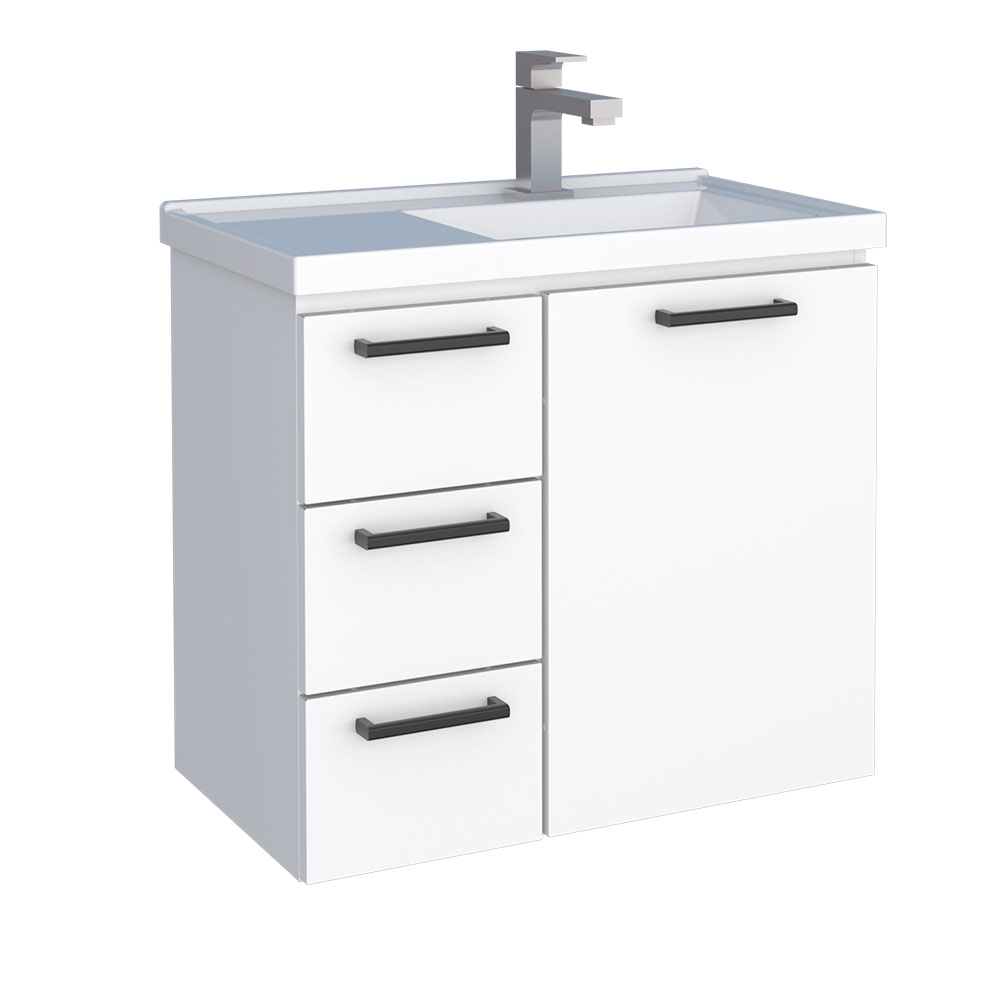Gabinete em Aço para Banheiro 60 Ameixa - Cozimax Gabinete em Aço para Banheiro 60 Ameixa - Cozimax