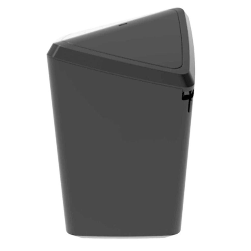 Lixeira Basculante Preta Crippa 12L Prisma Cozinha Escritório Banheiro Lixeira Basculante Preta Crippa 12L Prisma Cozinha Escritório Banheiro