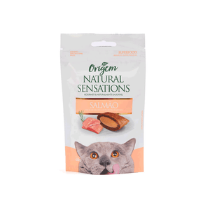 Petisco Gatos Origem Natural Sensations Salmão - 40 g Petisco Gatos Origem Natural Sensations Salmão - 40 g
