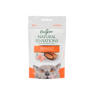 Petisco Gatos Origem Natural Sensations Frango - 40 g Petisco Gatos Origem Natural Sensations Frango - 40 g
