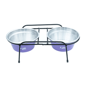 Comedouro Aramado Duplo NF Pet Lilás - 1,2 L Comedouro Aramado Duplo NF Pet Lilás - 1,2 L