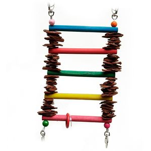 Brinquedo para Aves Escada de Pinus Real Brinquedos Pet - Único Brinquedo para Aves Escada de Pinus Real Brinquedos Pet - Único