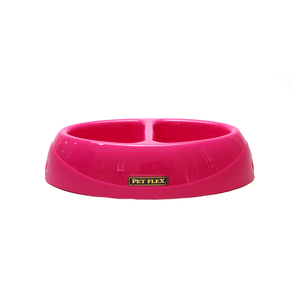 Comedouro Duplo Bistrô Pet Flex Rosa - Único Comedouro Duplo Bistrô Pet Flex Rosa - Único