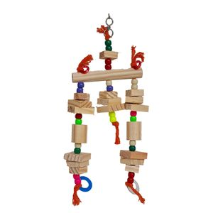 Brinquedo para Aves Pêndulo Natural Triplo Real Brinquedos Pet - Único Brinquedo para Aves Pêndulo Natural Triplo Real Brinquedos Pet - Único