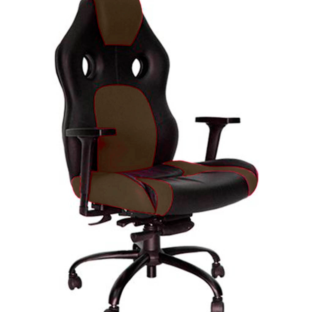 Cadeira Gamer Para Escritório Linha Gamer Racing Marrom Cadeira Gamer Para Escritório Linha Gamer Racing Marrom
